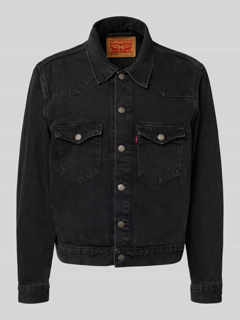 Levi's Relaxed fit jeansjack met borstzakken