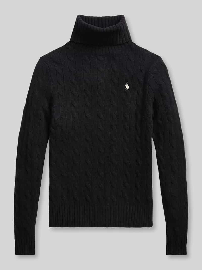 Polo Ralph Lauren Zwarte pullover met lange mouwen Black Dames