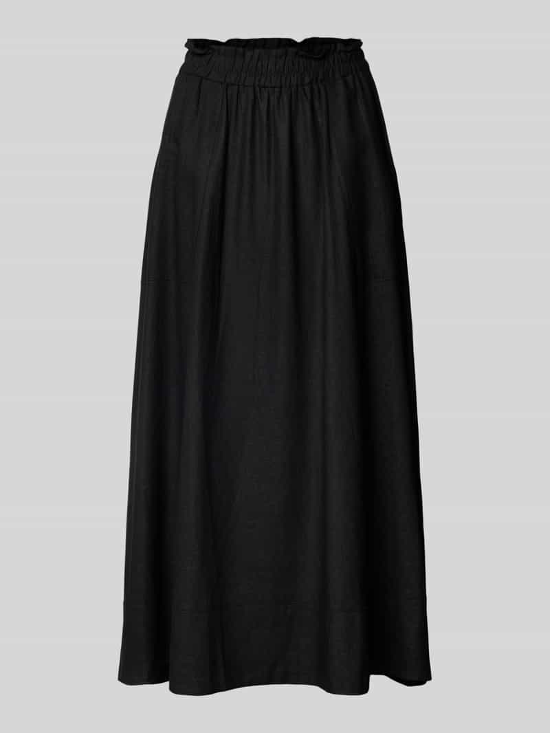 YAS Linnen broek met elastische band model 'FLAXY'