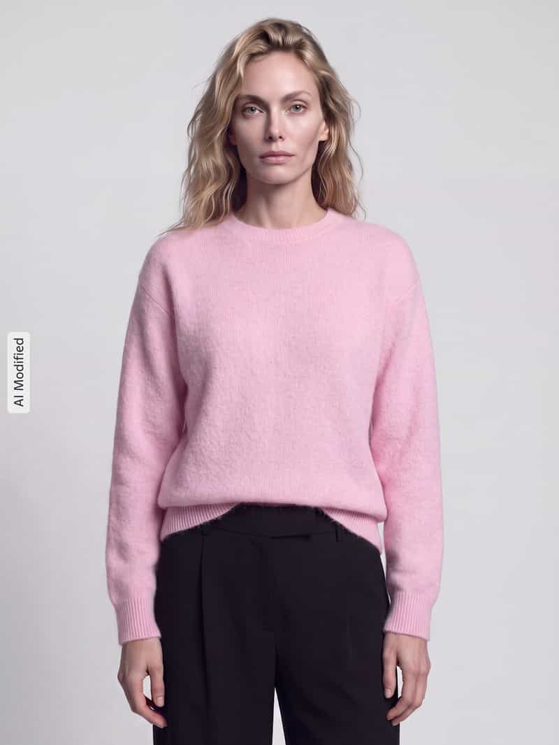 Pieces Regular fit pullover met wol model 'ALLY'