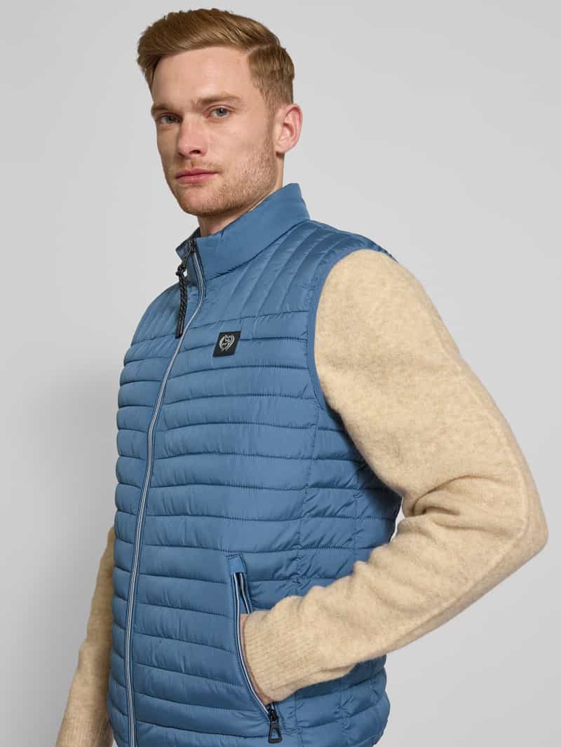 Lerros Bodywarmer met labeldetail