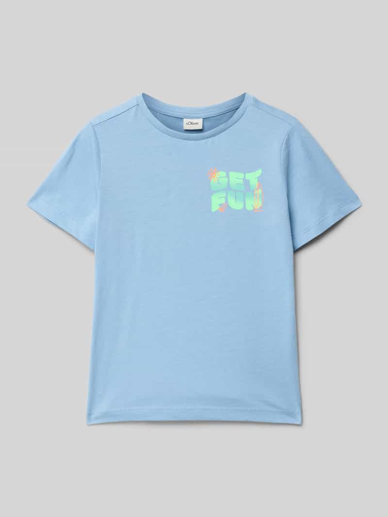 Tom Tailor Denim T-shirt met merkfrontprint