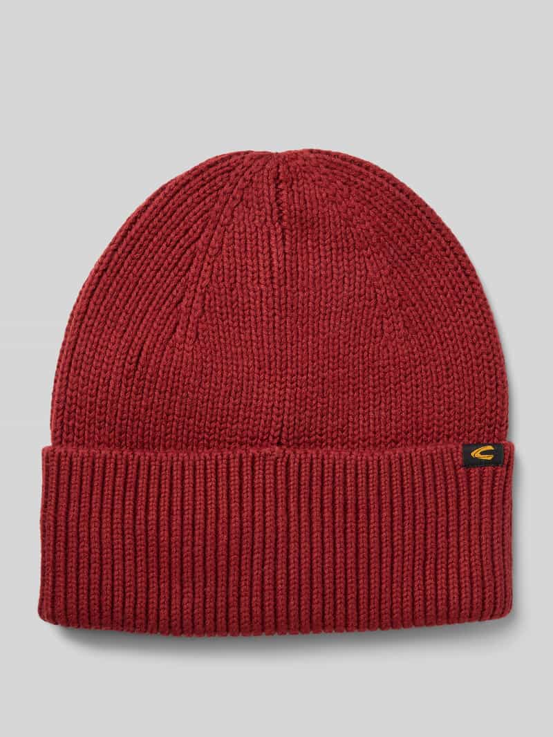 camel active Beanie met labeldetail