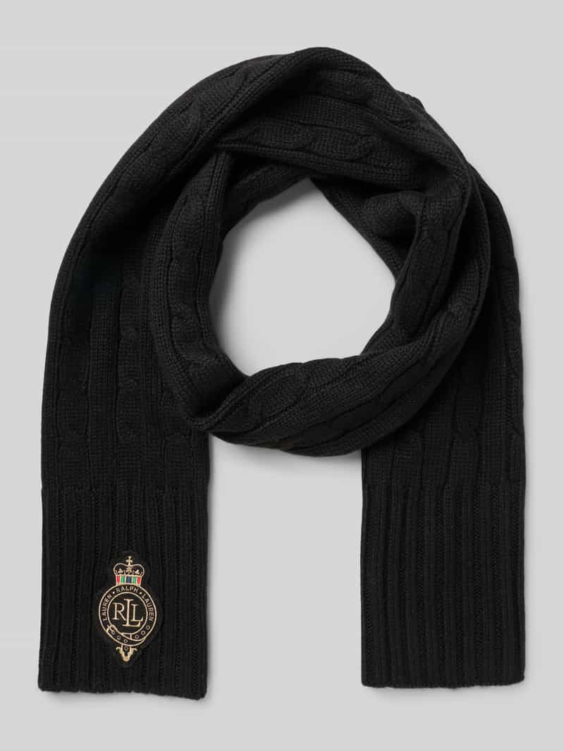 Lauren Ralph Lauren Sjaal met labeldetail