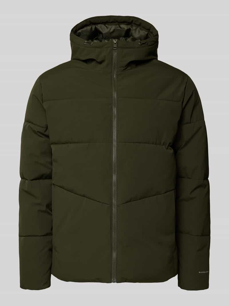 jack & jones Gewatteerd jack met capuchon