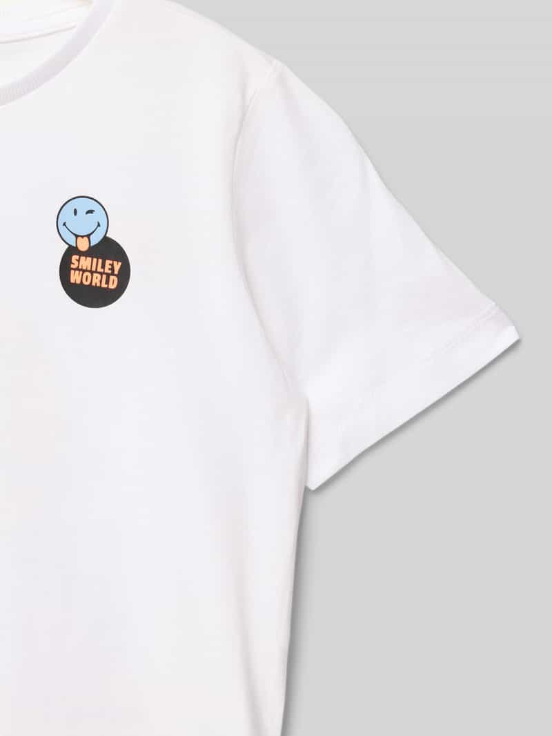s.Oliver RED LABEL Regular fit T-shirt met SMILEYWORLD -print