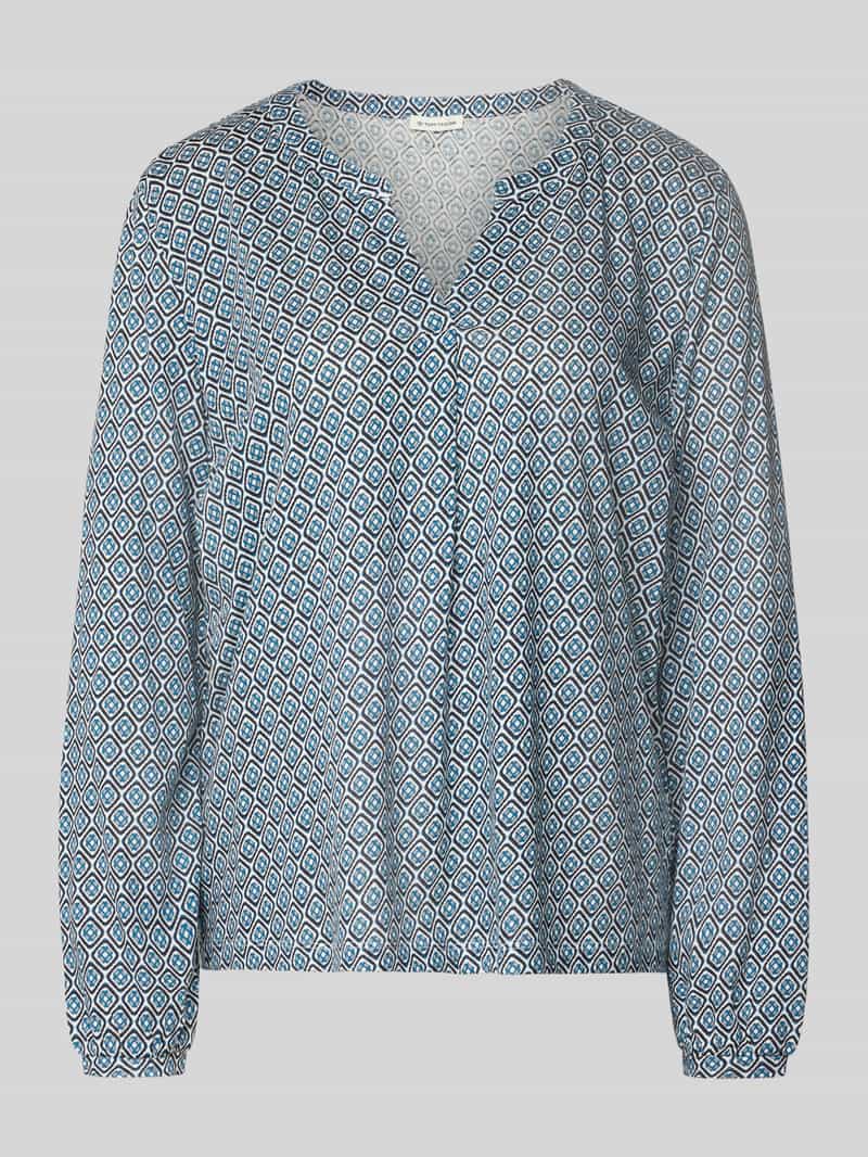 Tom Tailor Regular fit blouse van katoenmix