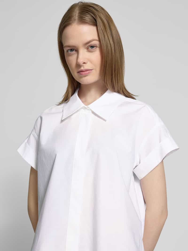 LUISA CERANO Regular fit overhemdblouse met kapmouwen