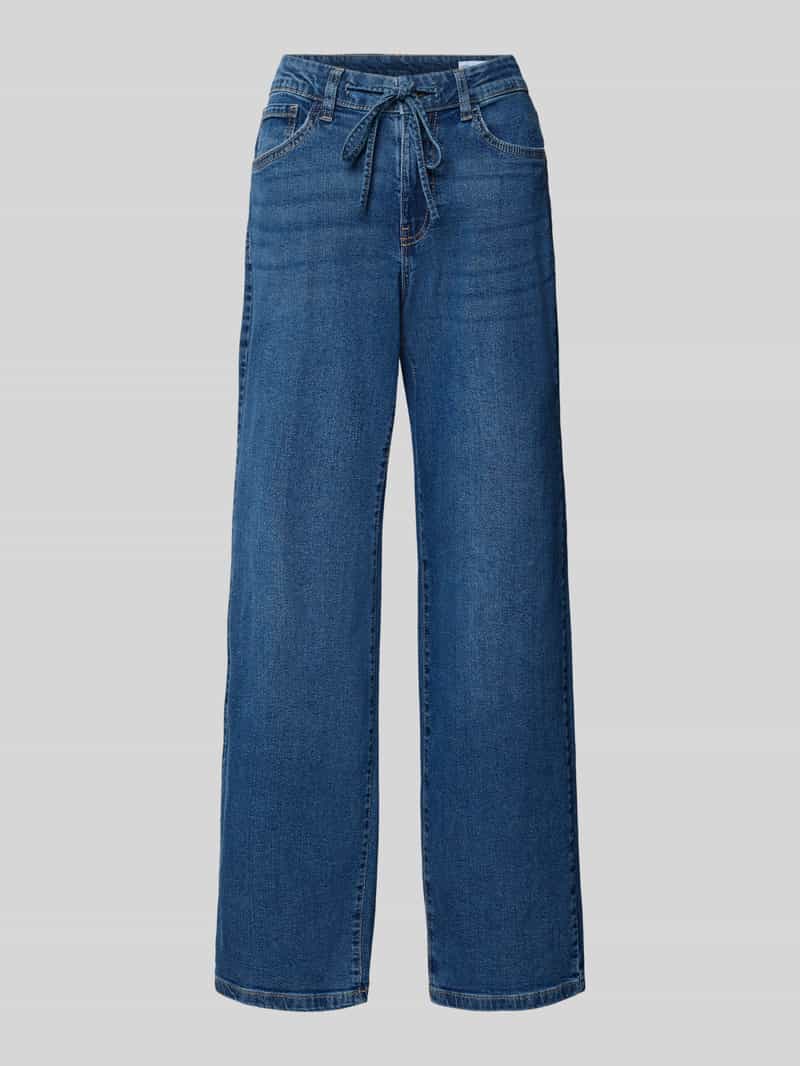Vero Moda wide fit jeans met strikceintuur