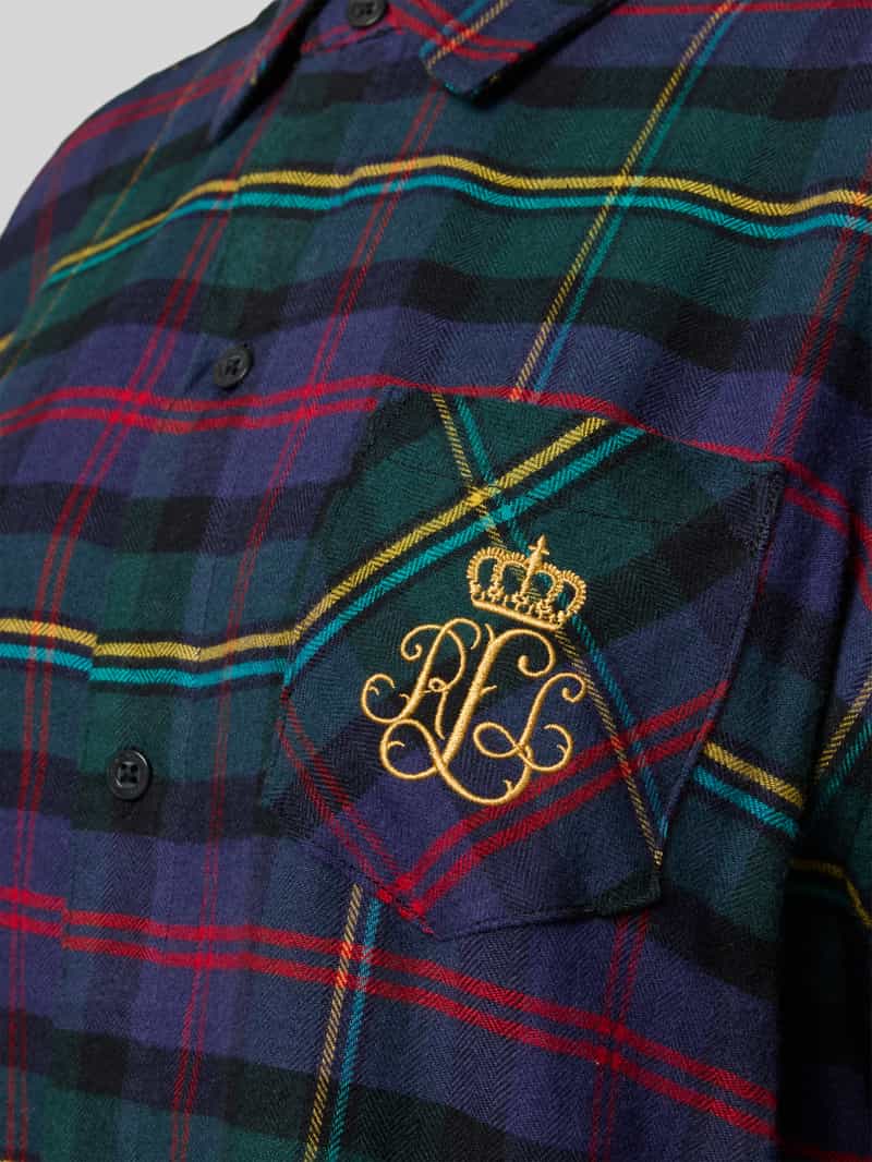 Lauren Ralph Lauren Nachthemd met labelstitching