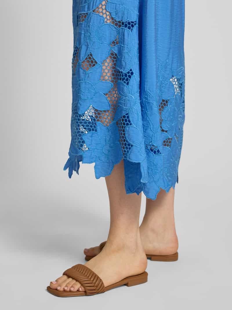 MOS MOSH Maxirok met broderie anglaise model 'Zorai Brodie'