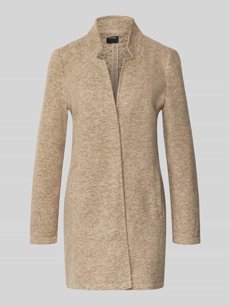 Vero Moda Regular fit lange blazer in gemêleerde look model 'BRUSHEDKATRINE'