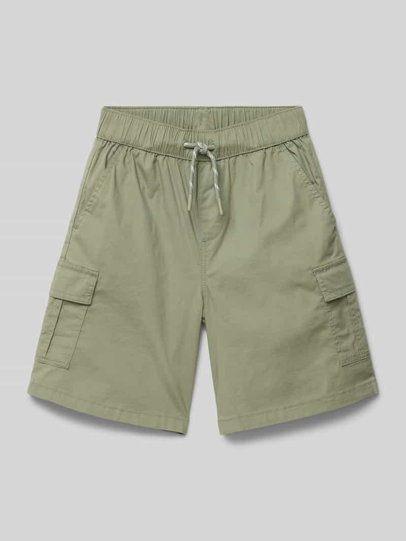 s.Oliver RED LABEL Loose fit bermuda's van katoenmix