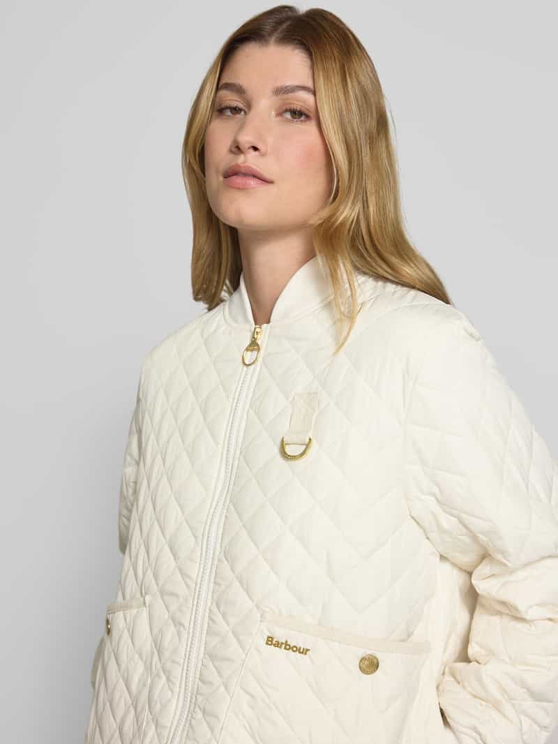 Barbour Regular fit gewatteerd jack met ritssluiting