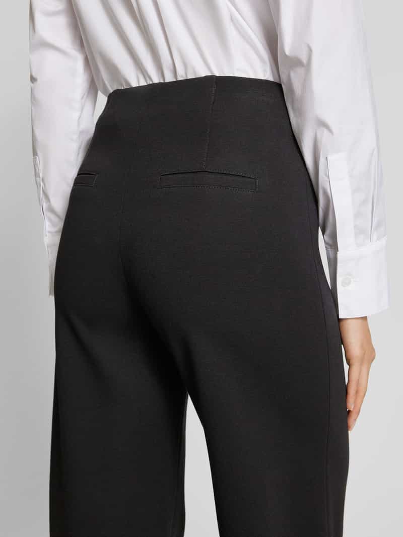 SEDUCTIVE Flared stoffen broek met elastische band model 'KIMBERLY'