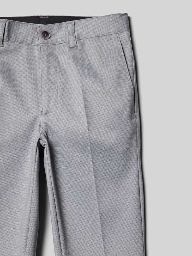 G.O.L. Slim fit pantalon met persplooien