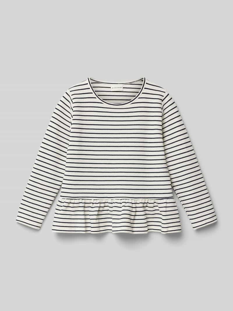 Tom Tailor Regular fit sweatshirt met volants