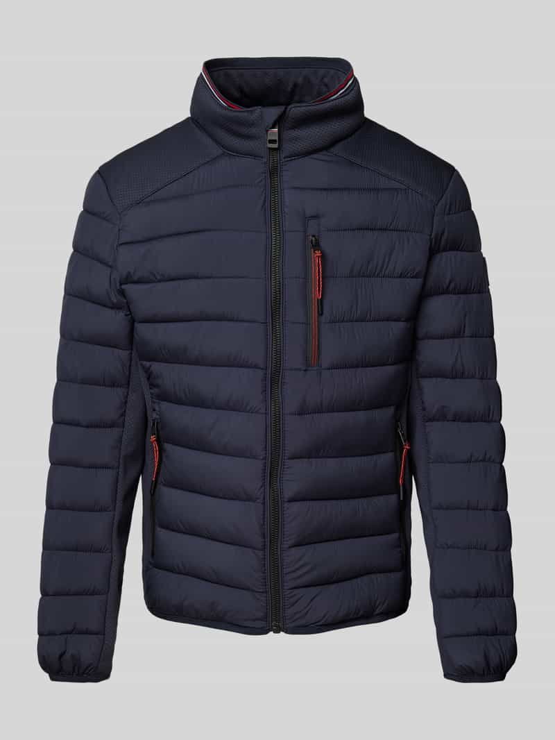 Tom Tailor Regular fit gewatteerd jack met opstaande kraag