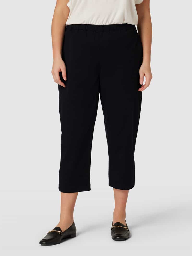 PLUS SIZE capribroek met elastische band, model 'RECOARO' Marina Rinaldi