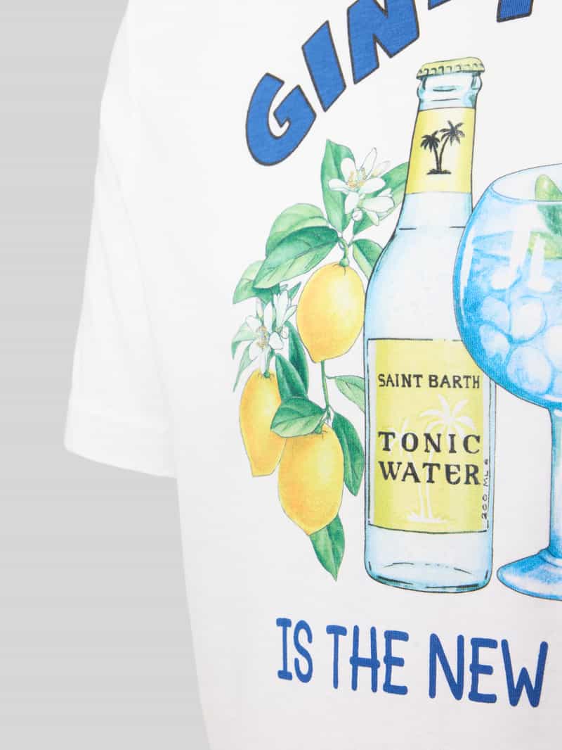 MC2 Saint Barth T-shirt met ronde hals en motiefprint