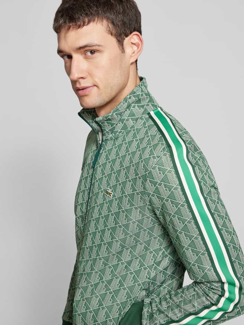 Lacoste Sweatjack met logobadge