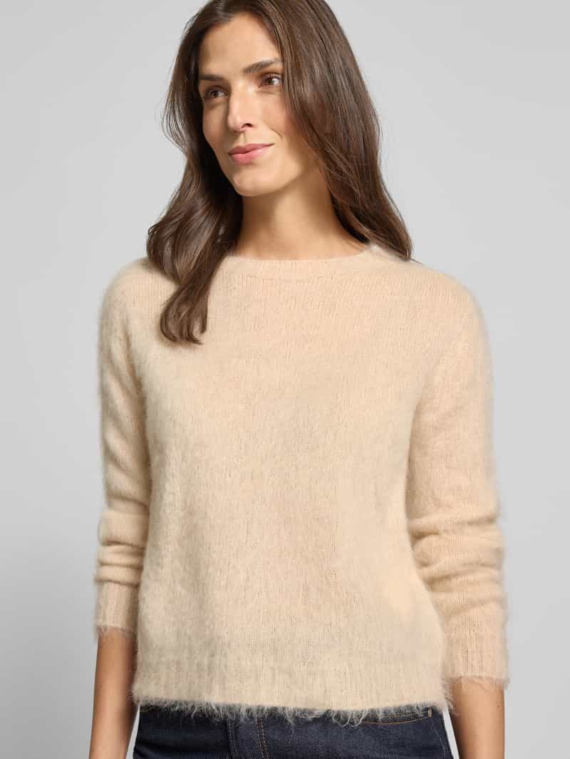 Max Mara Studio Regular fit gebreide pullover met mohair model 'ACETO'
