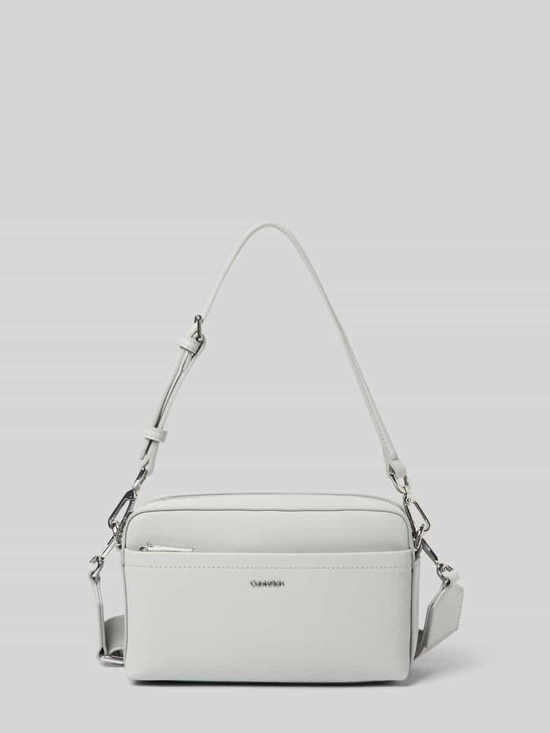 CK Calvin Klein Schoudertas met labelapplicatie model 'CK MUST'