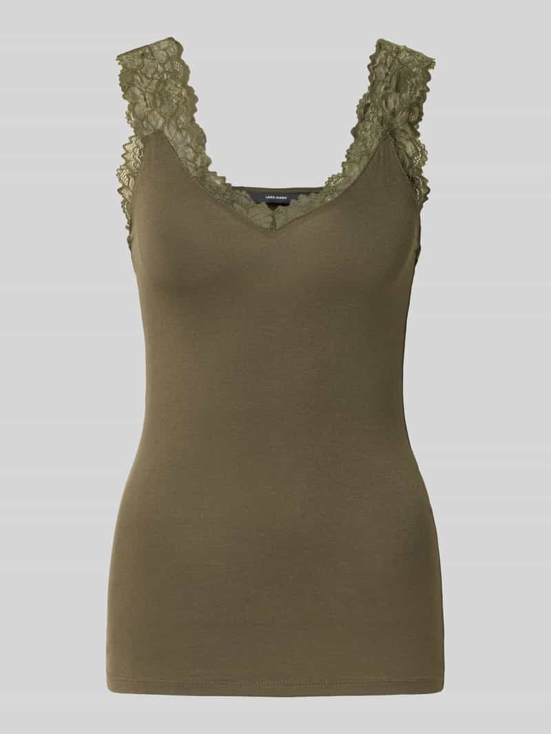Vero Moda Slim fit tanktop van viscosemix model 'ROSA'