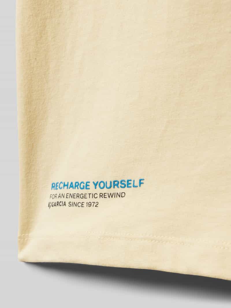 Garcia T-shirt met labelprint