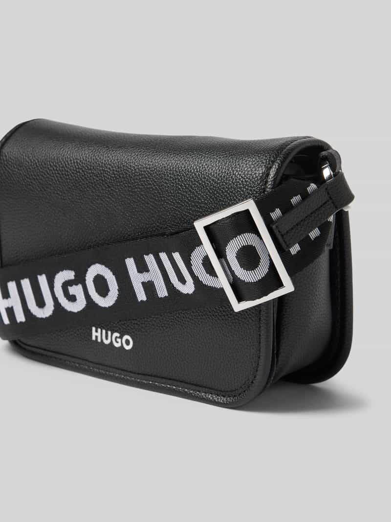 HUGO Handtas met labelprint model 'Bel'