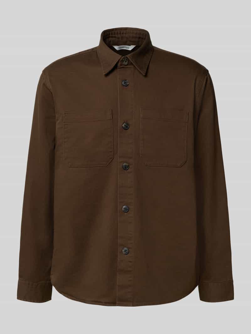 Selected Homme Regular fit overhemdjack van puur katoen model 'TRAVIS'