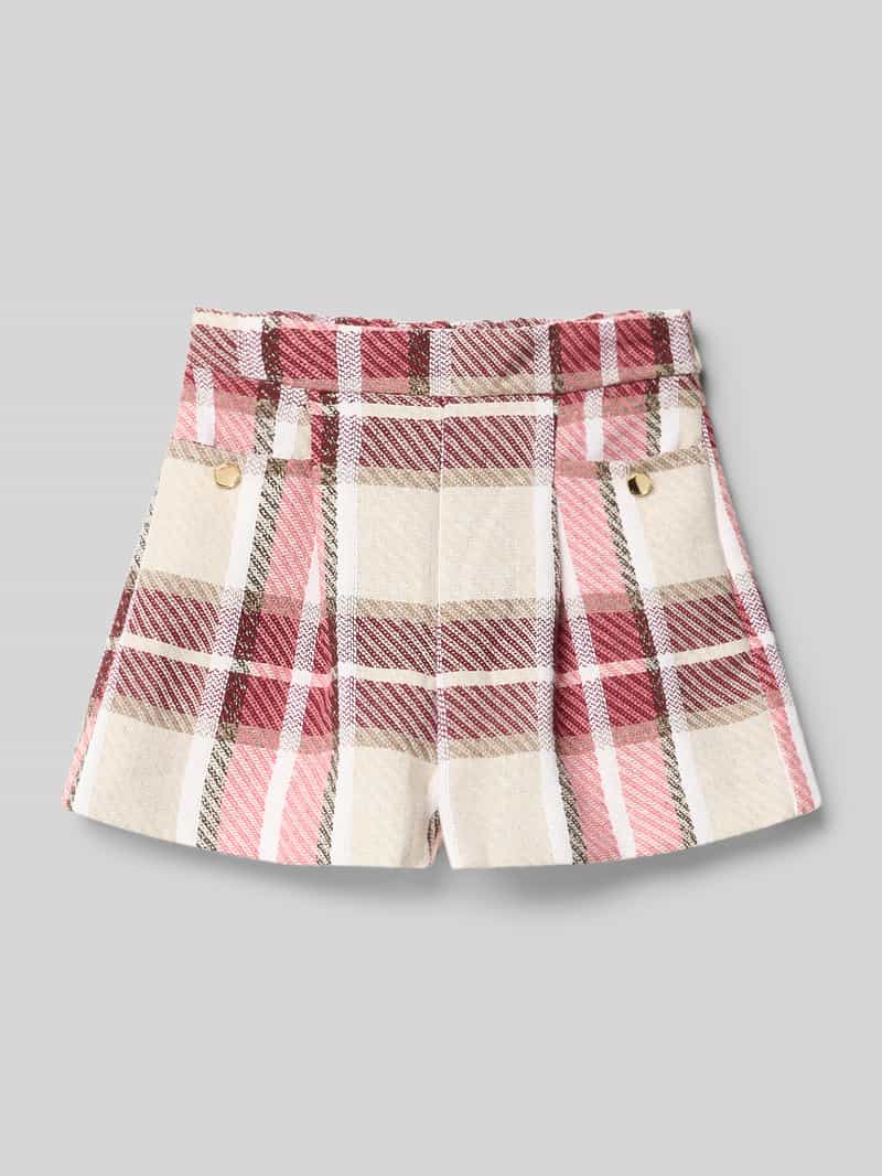 Mayoral Regular fit bermuda met lanawol en all-over print