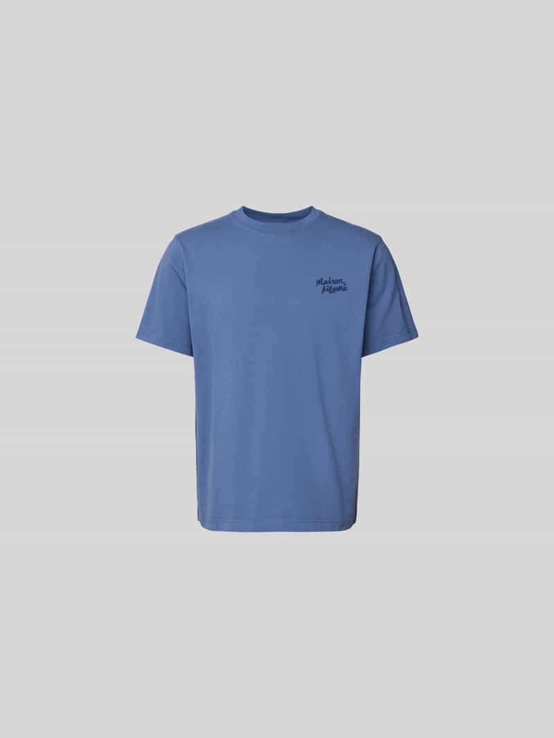 T-shirt met labelstitching