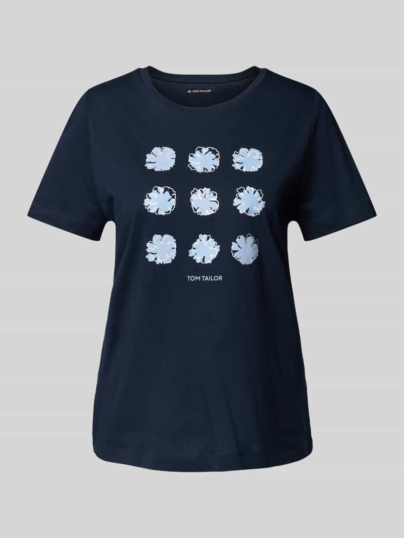Tom Tailor Regular fit T-shirt van puur katoen