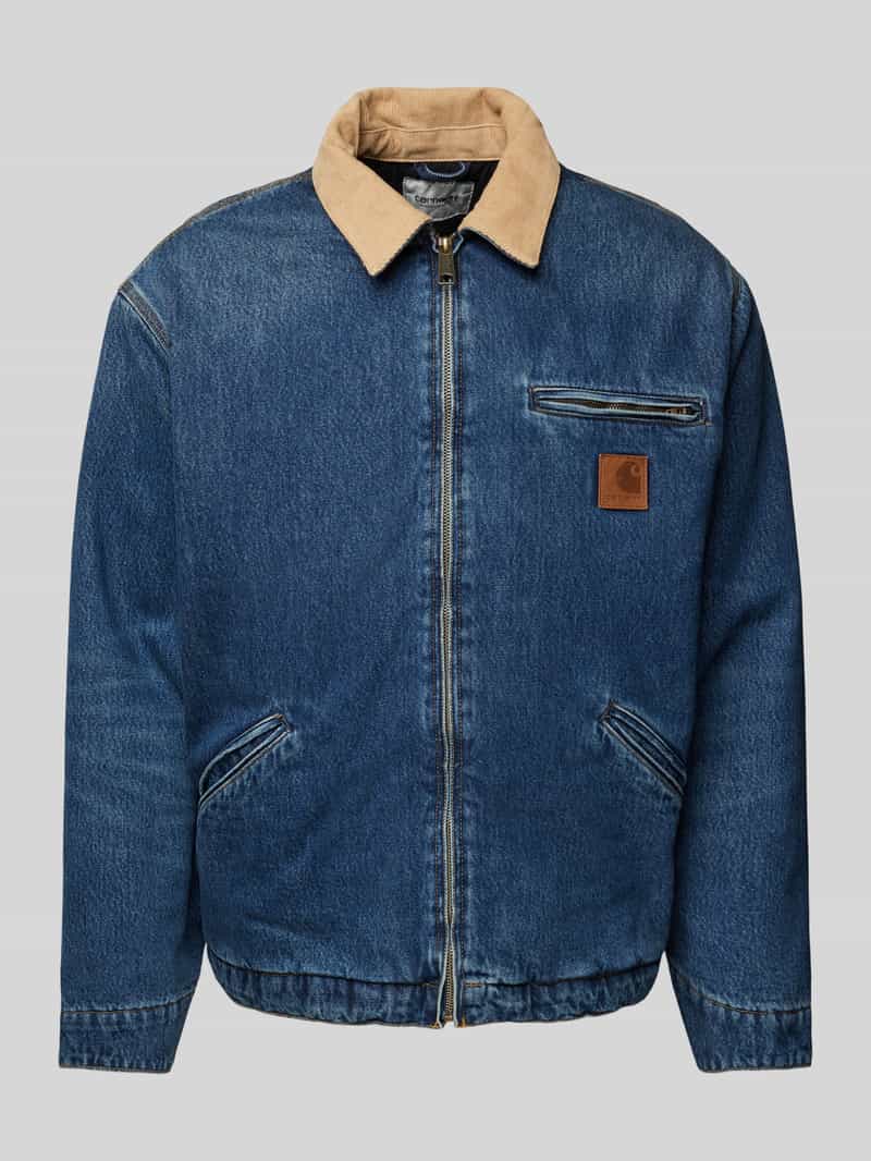 Carhartt Work In Progress Jeansjack met ritszak