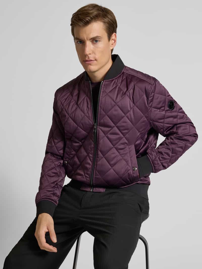 JOOP! Collection Regular fit gewatteerd jack met opstaande kraag model 'Adams'