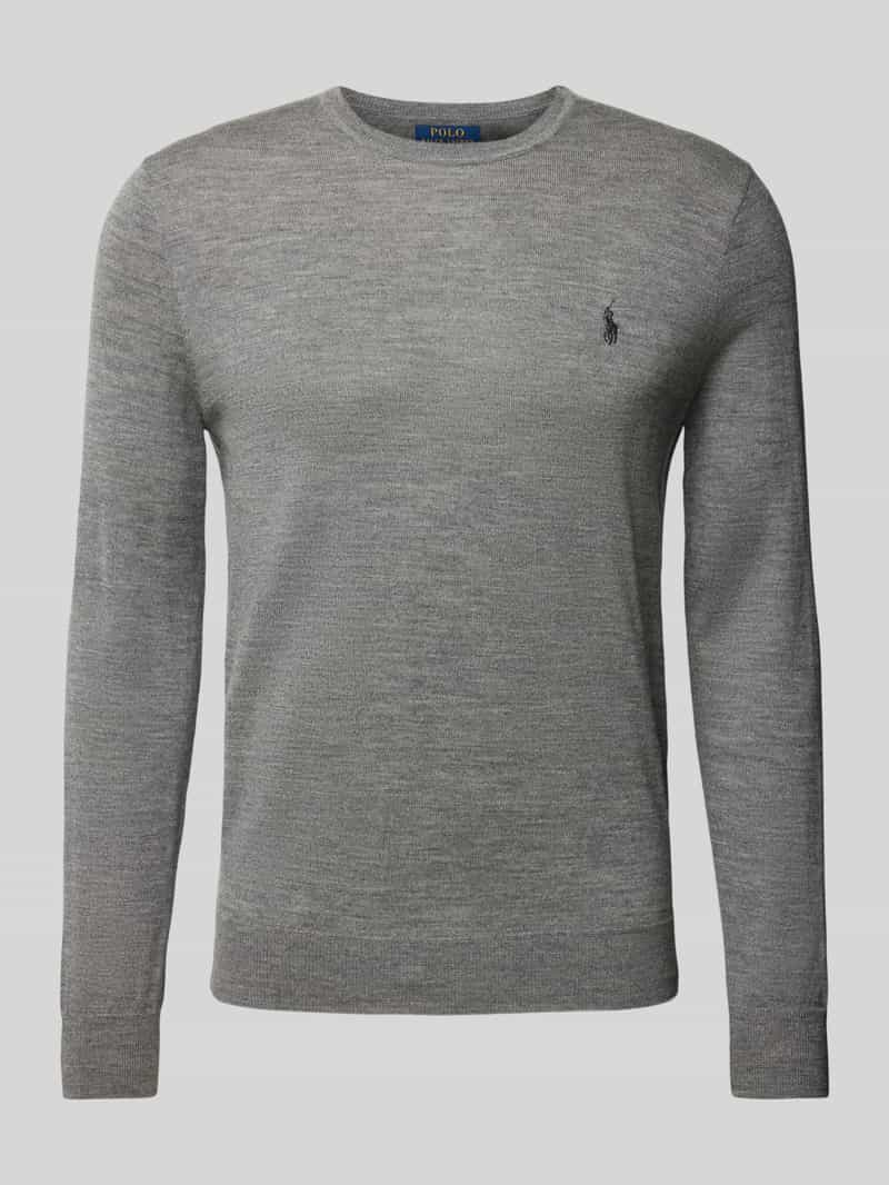 Polo Ralph Lauren Slim fit gebreide pullover van zuivere wol