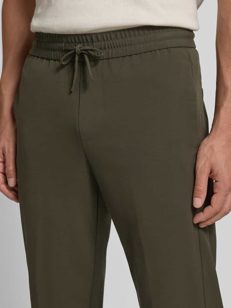 lindbergh Stoffen broek met elastische band