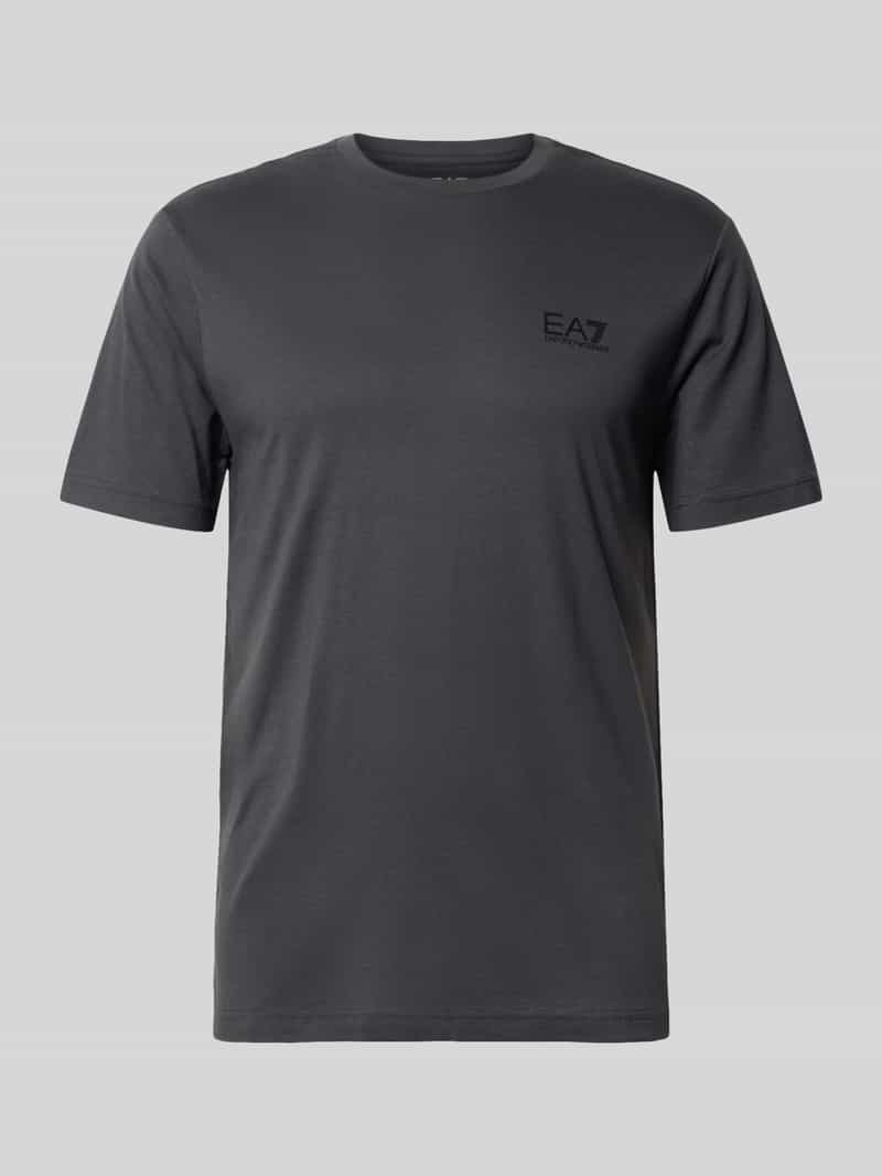 EA7 Emporio Armani T-shirt met labelprint