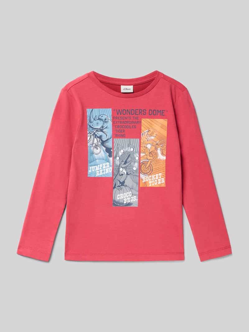 s.Oliver RED LABEL Regular fit shirt met lange mouwen van puur katoen