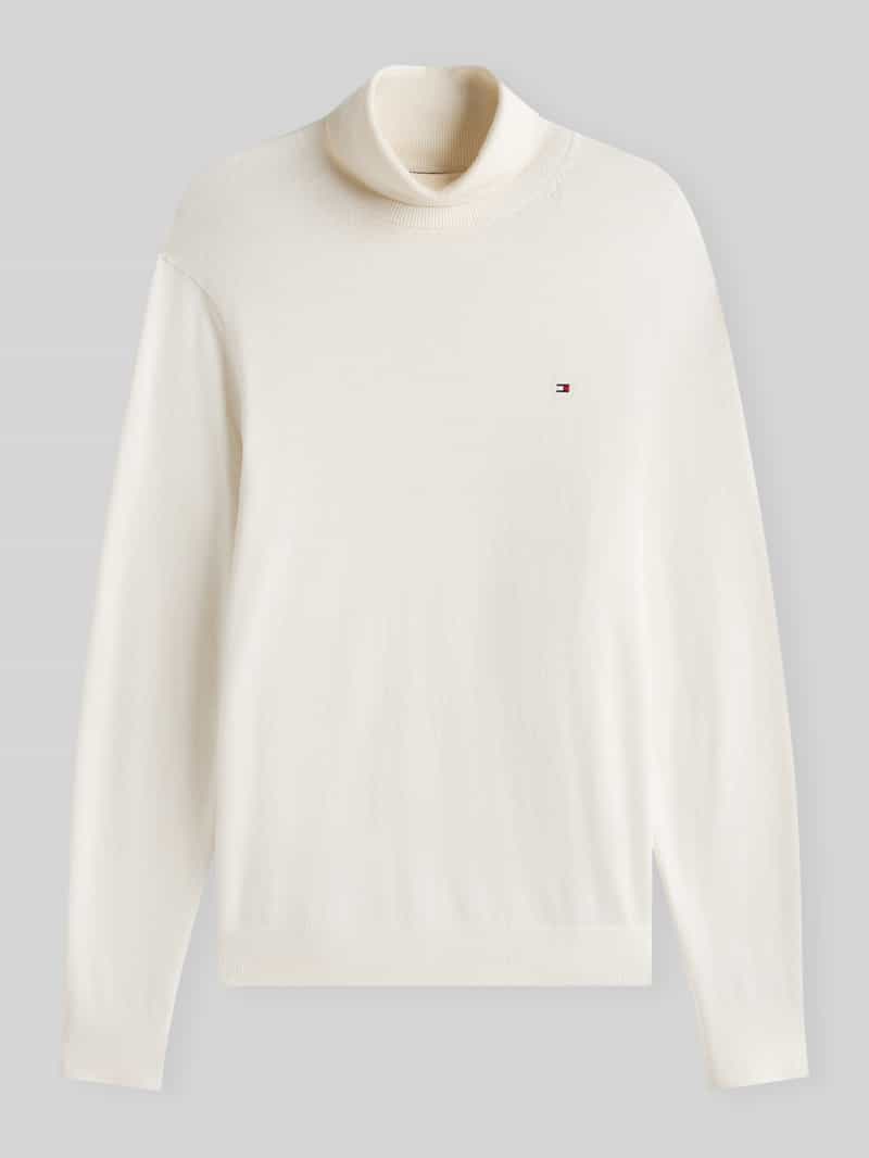 Tommy Hilfiger Regular fit coltrui van een mix van katoen en kasjmier