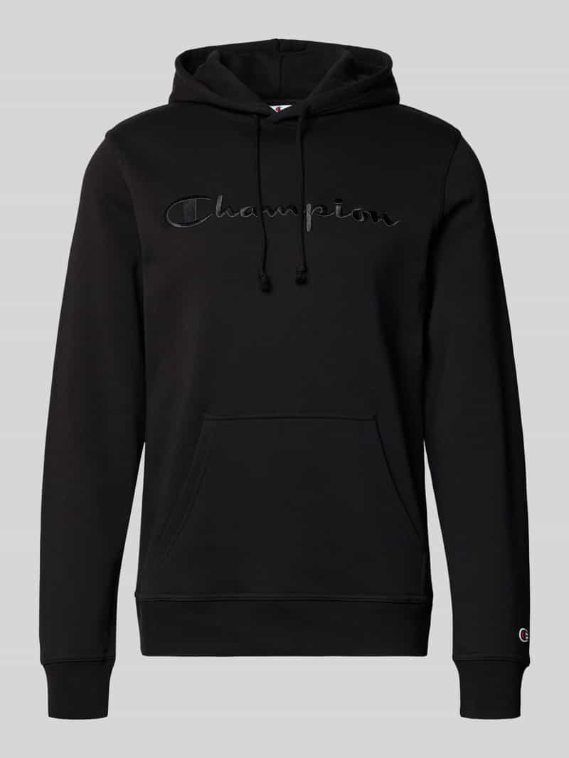 Champion Hoodie met labelstitching