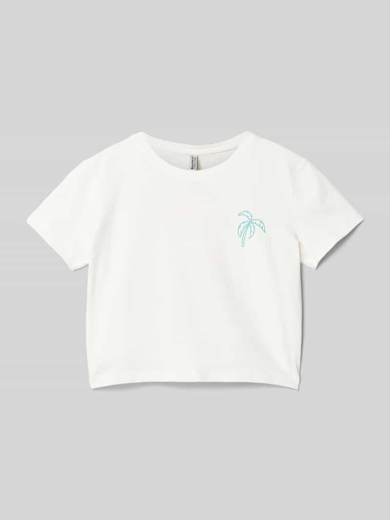 Blue Effect Kort T-shirt met motiefprint