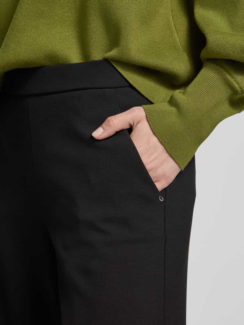 RAFFAELLO ROSSI Wide leg stoffen broek met verkort model 'PALINA'