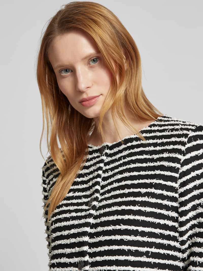 s.Oliver BLACK LABEL Regular fit jack met motiefstructuur en 3 4-mouwen