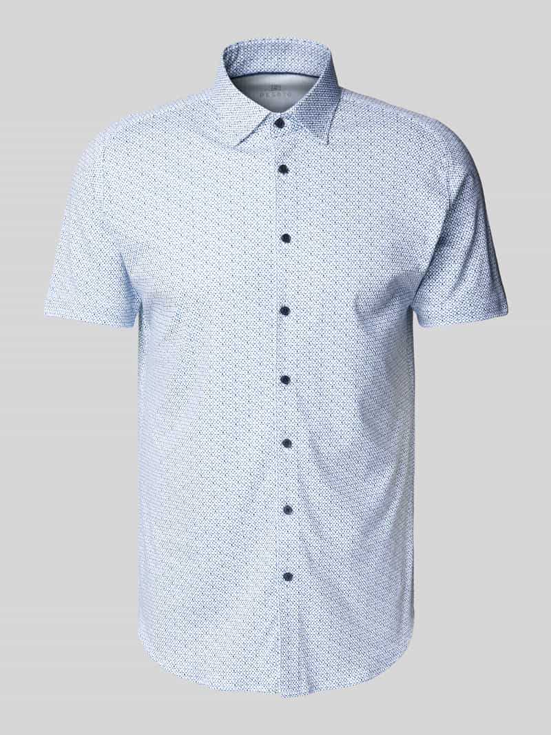 Desoto Slim fit vrijetijdsoverhemd met kentkraag