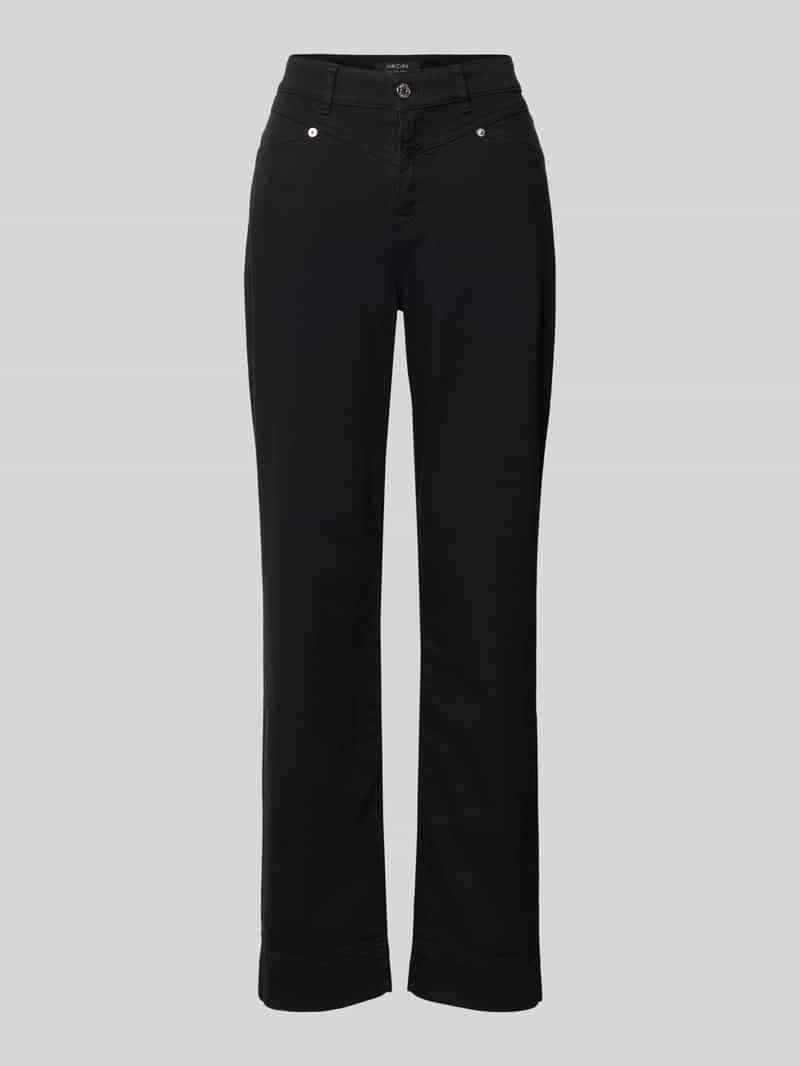 Marc Cain Feminine Fit Jeans mit Eingrifftaschen in Black, Größe 44 207718044