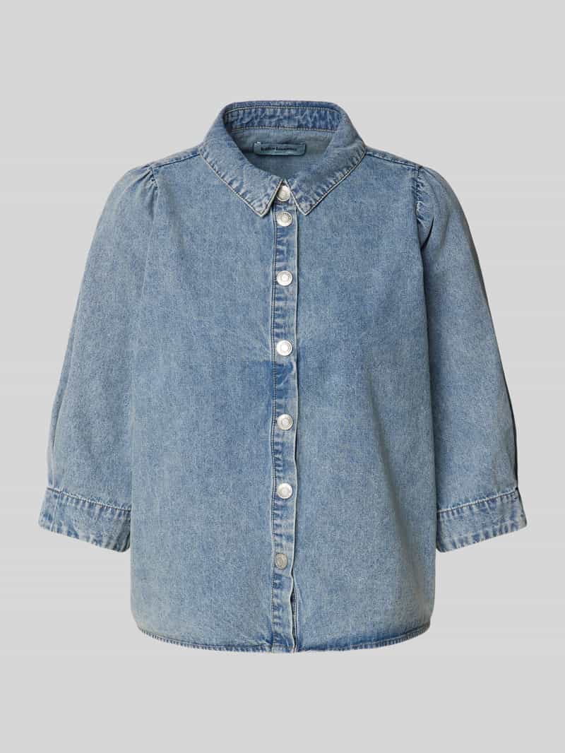 LOLLYS LAUNDRY Overhemdblouse in denimlook model 'Bono'