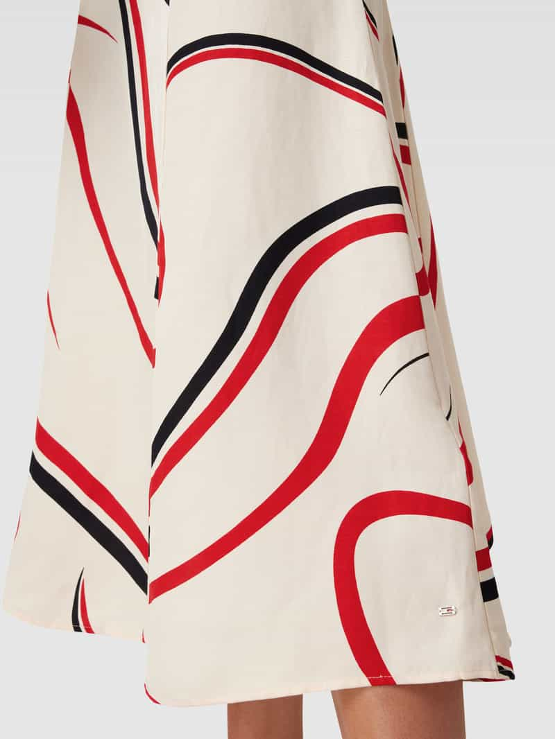 Tommy Hilfiger Midi-jurk met all-over motief