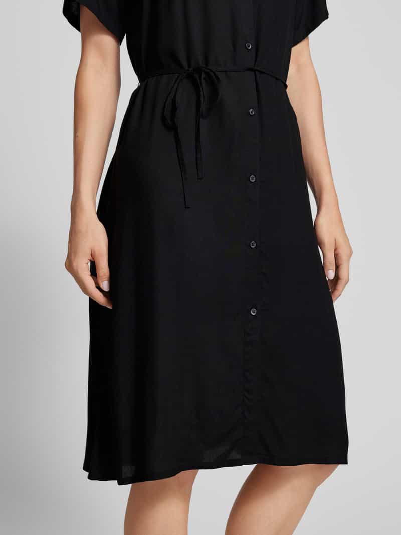 Vila Overhemdjurk van viscose met tailleband model 'Viragna'